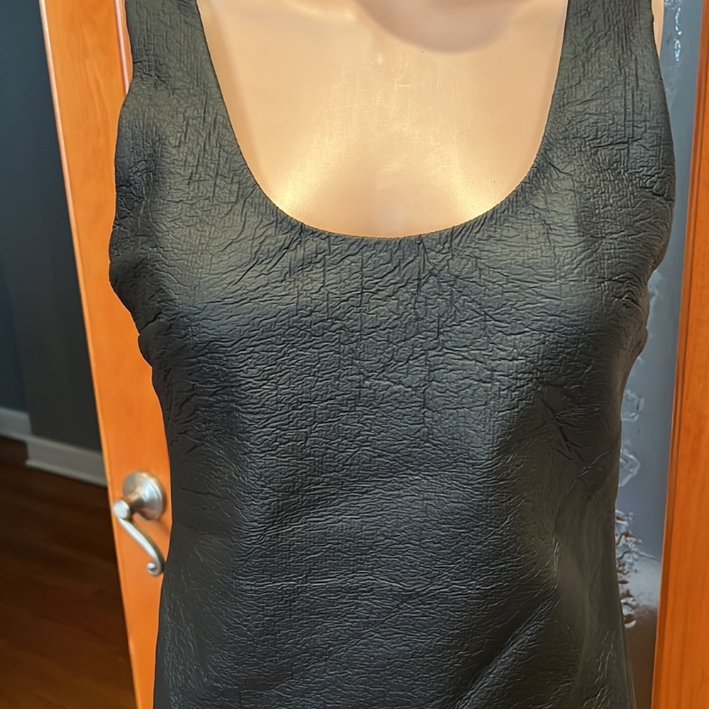 Black Pleather dress - Picture 4 of 13